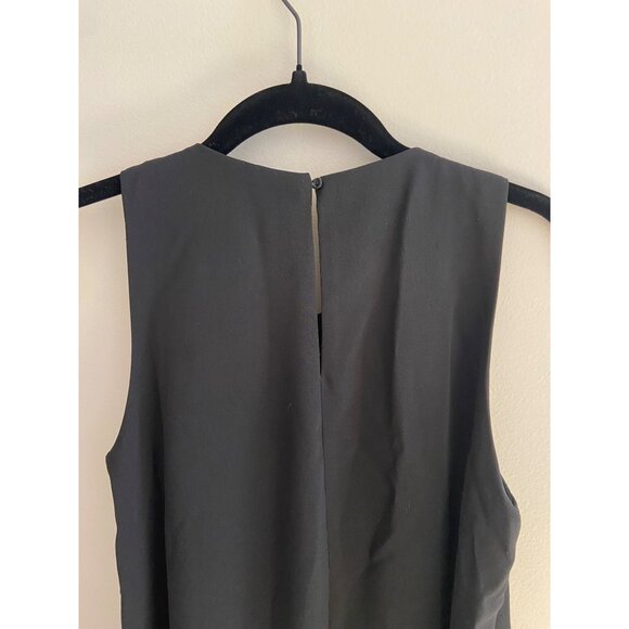 Zara NWT Minimalist Mini Sleeveless Shift Little Black Dress Size Small - Picture 8 of 10